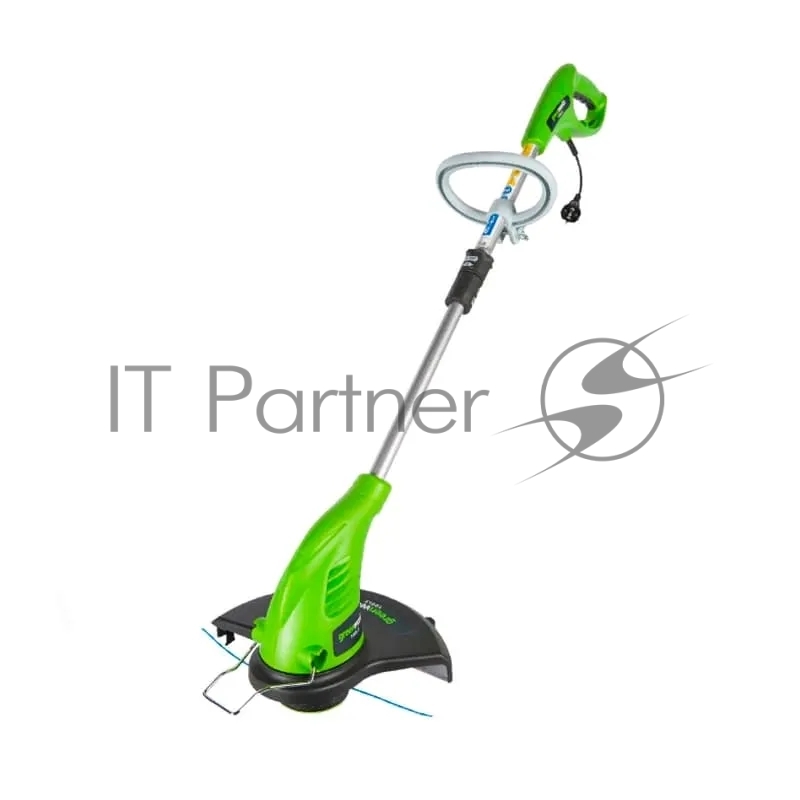 Триммер электро GREENWORKS 21217 нижний двигатель 500Вт леска 1.6мм 33см