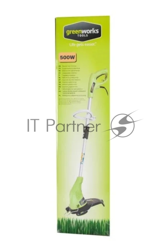 Триммер электро GREENWORKS 21217 нижний двигатель 500Вт леска 1.6мм 33см