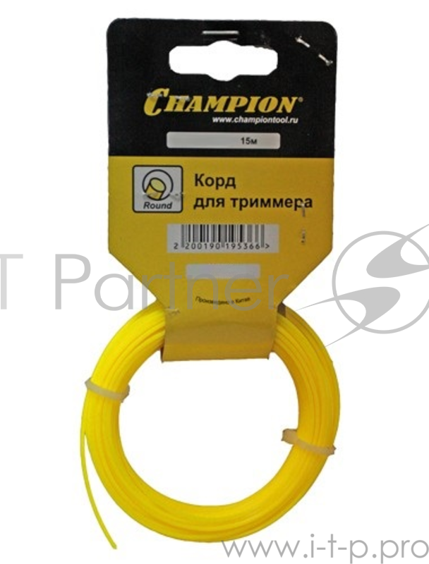Корд трим. CHAMPION Round 1.6мм 15м круглый в мотке