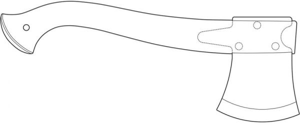 Топор Mora Outdoor Camp 1-1991 средний хаки/черный