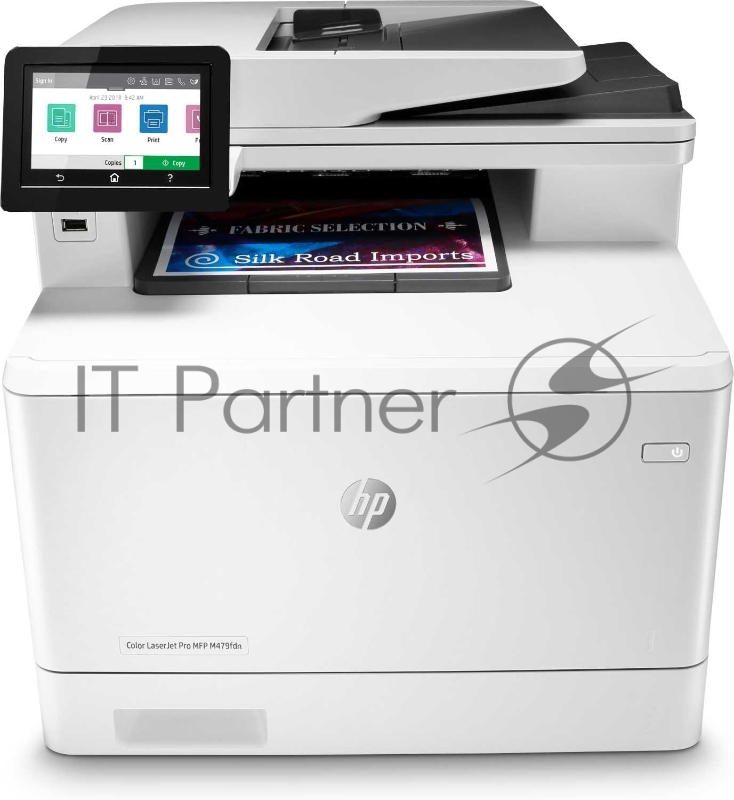 МФУ лазерный, принтер/сканер/копир, HP Color LaserJet Pro M479fdn (W1A79A) A4 Duplex, Net, WiFi белый/черный