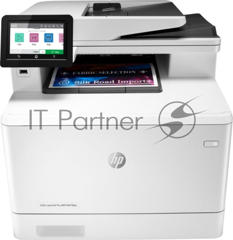 МФУ лазерный, принтер/сканер/копир, HP Color LaserJet Pro M479fdn (W1A79A) A4 Duplex, Net, WiFi белый/черный