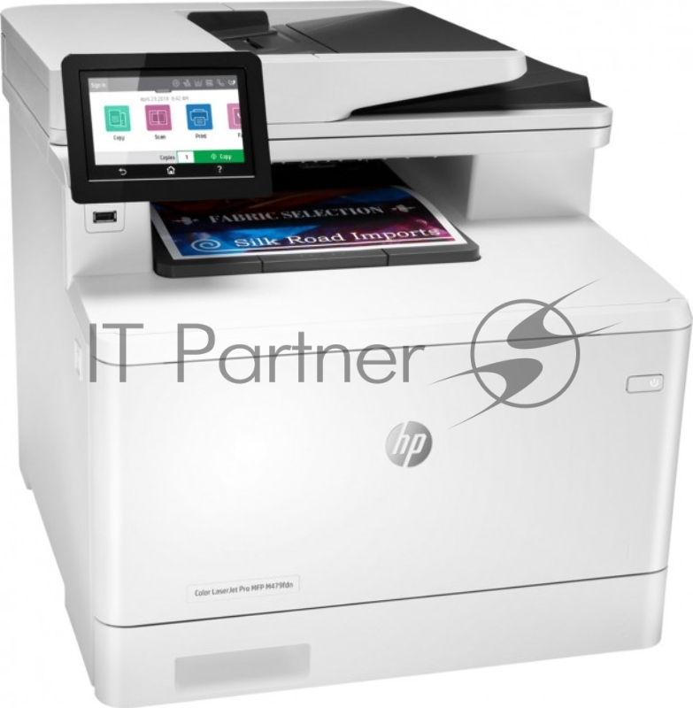 МФУ лазерный, принтер/сканер/копир, HP Color LaserJet Pro M479fdn (W1A79A) A4 Duplex, Net, WiFi белый/черный