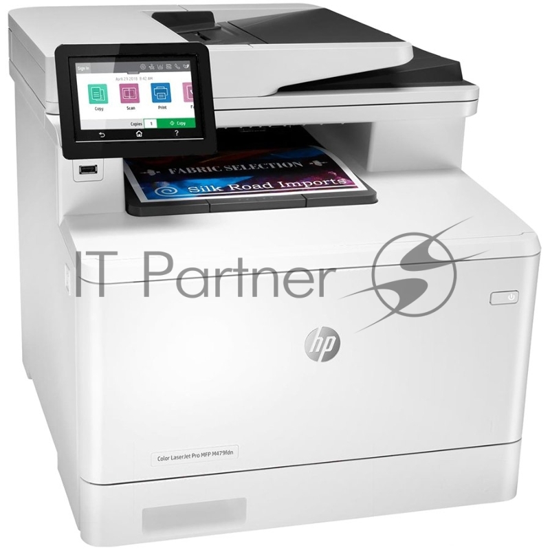 МФУ лазерный, принтер/сканер/копир, HP Color LaserJet Pro M479fdn (W1A79A) A4 Duplex, Net, WiFi белый/черный