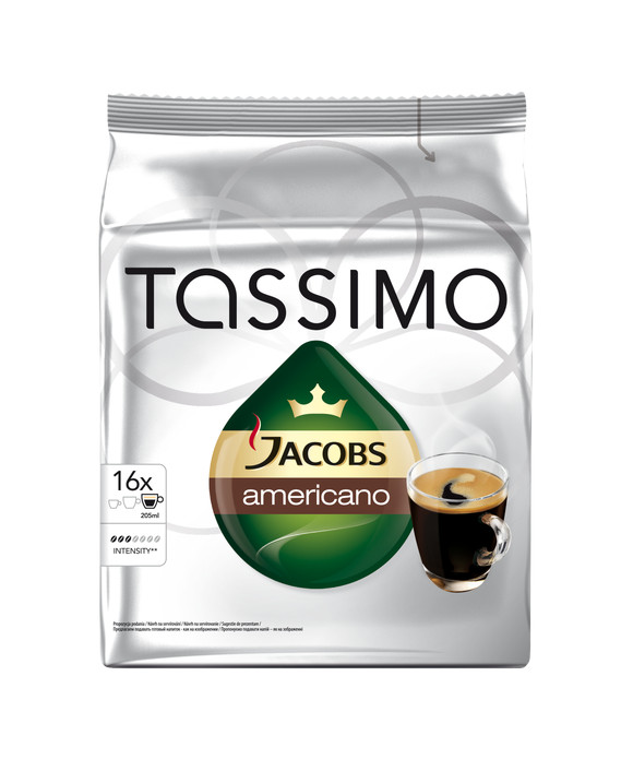 Капсулы для кофемашин капсульного типа Bosch TASSIMO Американо (упак.:16шт)