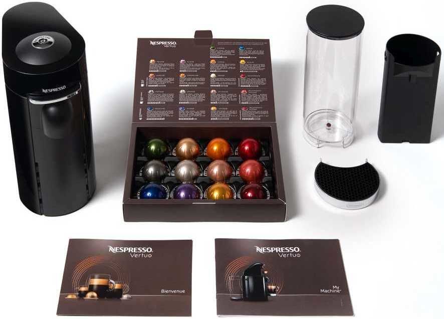 Кофемашина Delonghi Nespresso ENV155.B 1600Вт черный