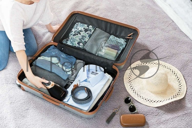 Отпариватель ручной Philips Steam&Go GC362/80 1300Вт черный/золотистый