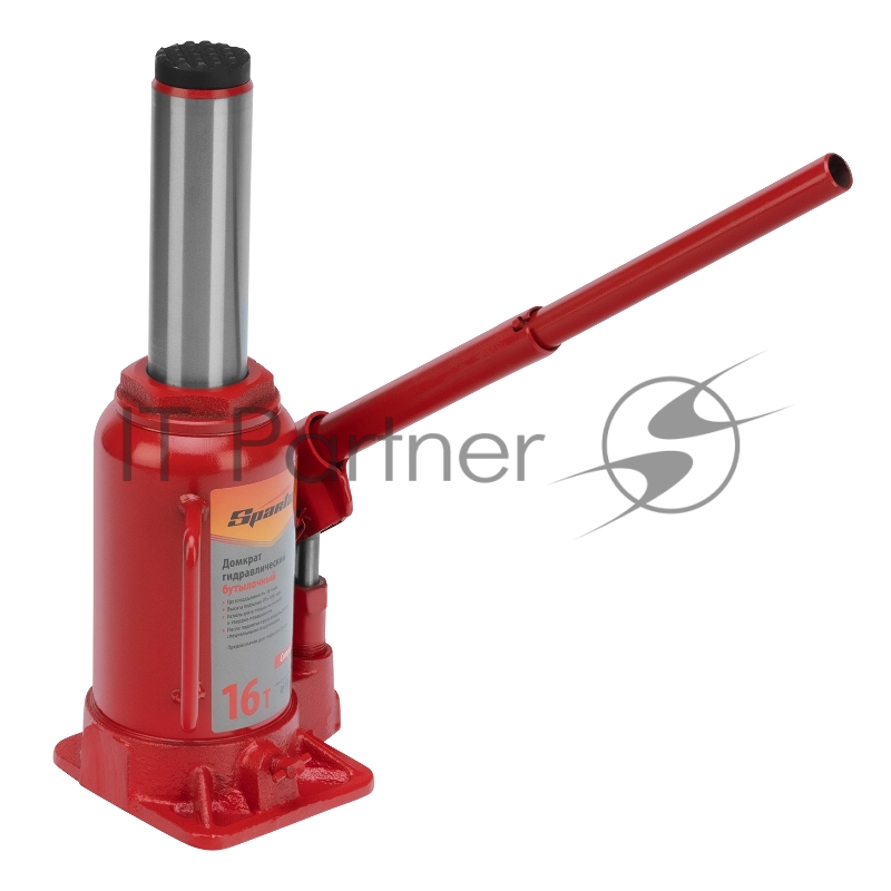 Домкрат SPARTA 50337 гидравлический бутылочный 16 т h подъема 205-400мм compact
