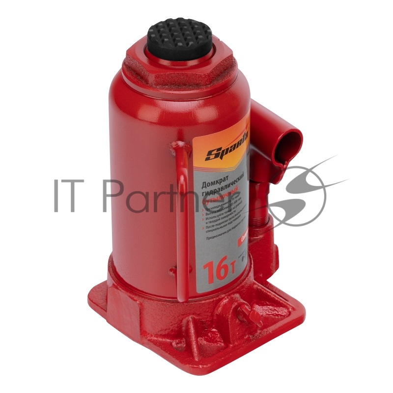 Домкрат SPARTA 50337 гидравлический бутылочный 16 т h подъема 205-400мм compact