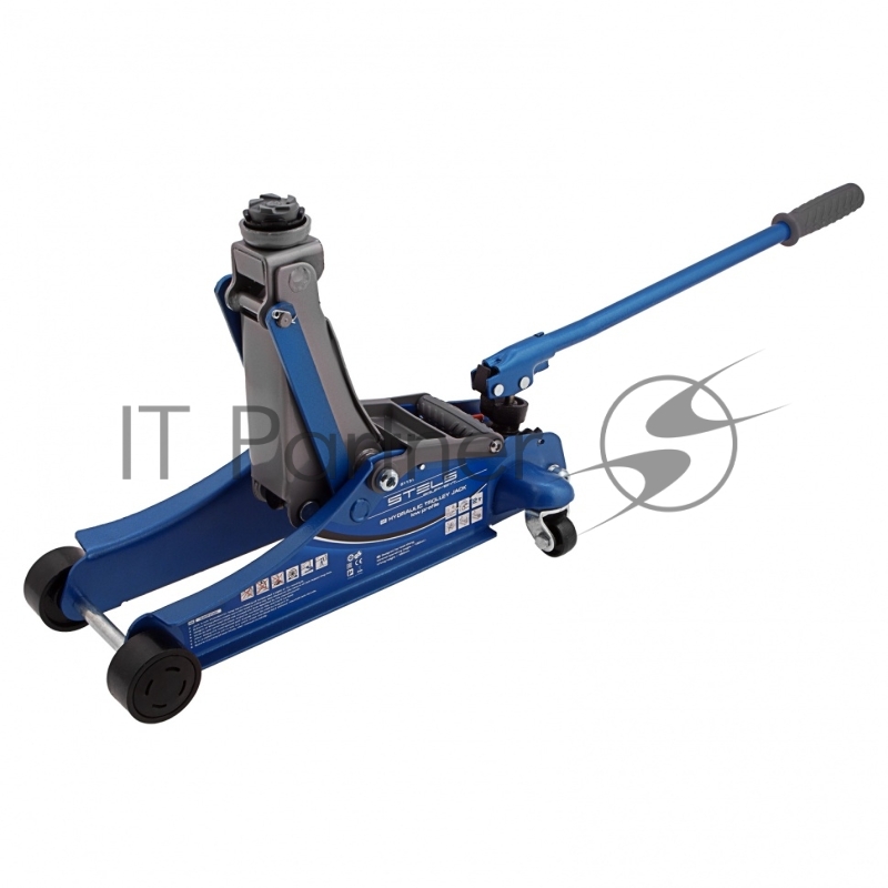 Домкрат STELS 51131 гидравлический подкатной поворотная рукоятка 2т low profile 100-350мм