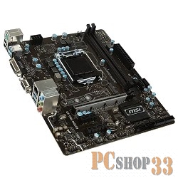Материнская плата MSI B250M PRO-VD {B250 2xDDR4-2133 PCI-Ex16 DVI/DSub 8ch 6xSATA3 M2 SATA-Ex 4xUSB3 GLAN mATX} RTL
