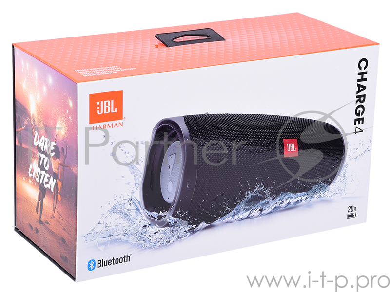 Портативная акустика JBL CHARGE4 , черный