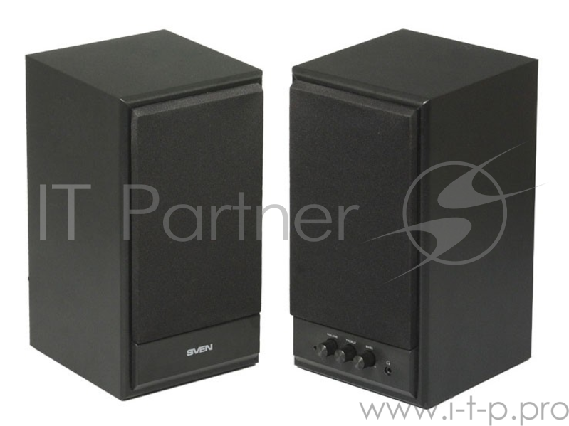Колонки Sven SPS-702 2.0 коричневый/орех 40Вт