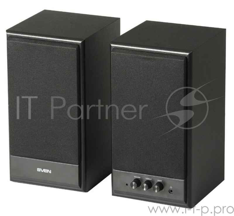 Колонки Sven SPS-702 2.0 коричневый/орех 40Вт