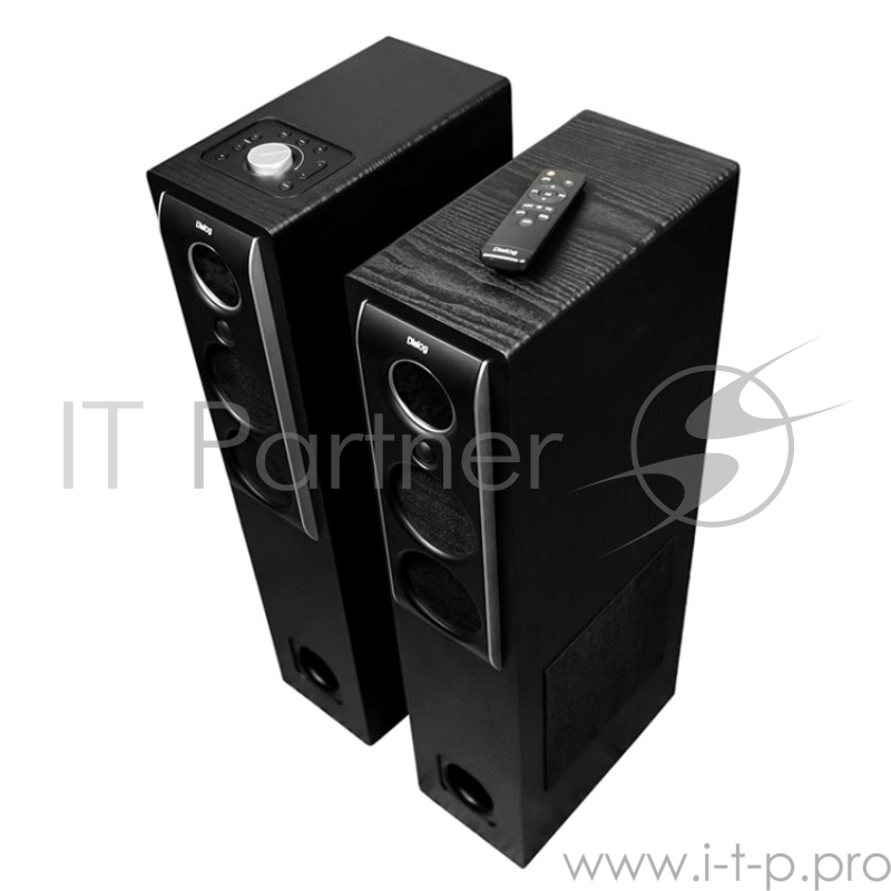Колонки Dialog Progressive AP-2500 BLACK 2.0 (110W RMS, BT, FM, USB, DSP,Optical,Coaxial,ДУ)