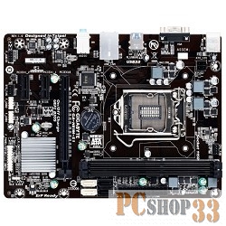 Материнская плата Gigabyte GA-H81M-S1 (v2.1/ v2.2) RTL {LGA1150, H81, 2xDDR3, PCI-E, SATA, Dsub GbLAN SATA, mATX (uATX)}