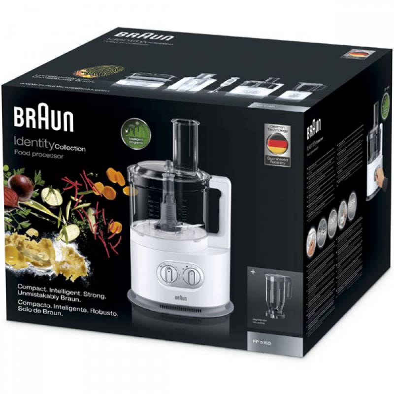 Кухонный комбайн Braun Identity FP5150 1000Вт белый