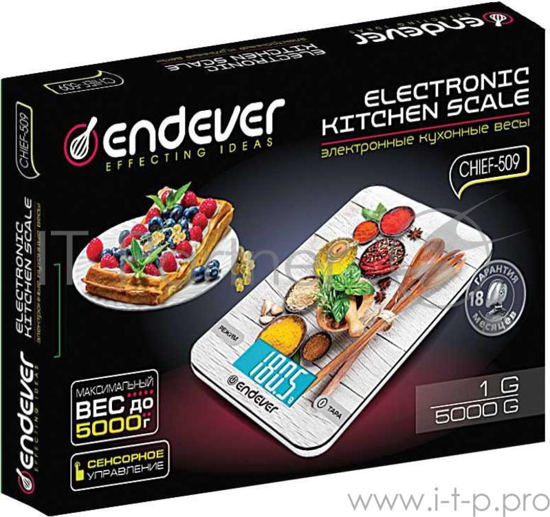 Весы кухонные Endever Chief 509