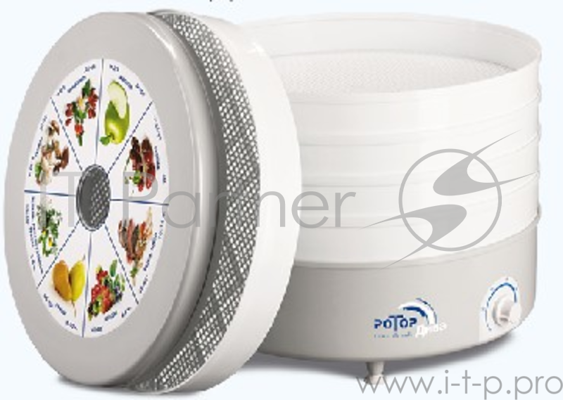 Сушилка д/овощей Ротор СШ-007-05 с вент., 3 поддона, цв. упаковка