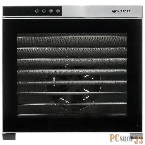 Сушка для фруктов и овощей Kitfort КТ-1910 10под. 1000Вт нержавеющая сталь