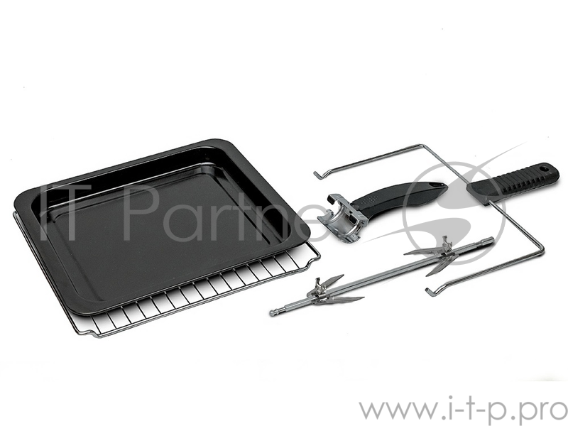 Электропечь Kitfort КТ-1703 30л. 1600Вт серебристый/черный