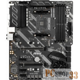 Материнская плата MSI X570-A PRO Soc-AM4 AMD X570 4xDDR4 ATX AC`97 8ch(7.1) GbLAN RAID+HDMI