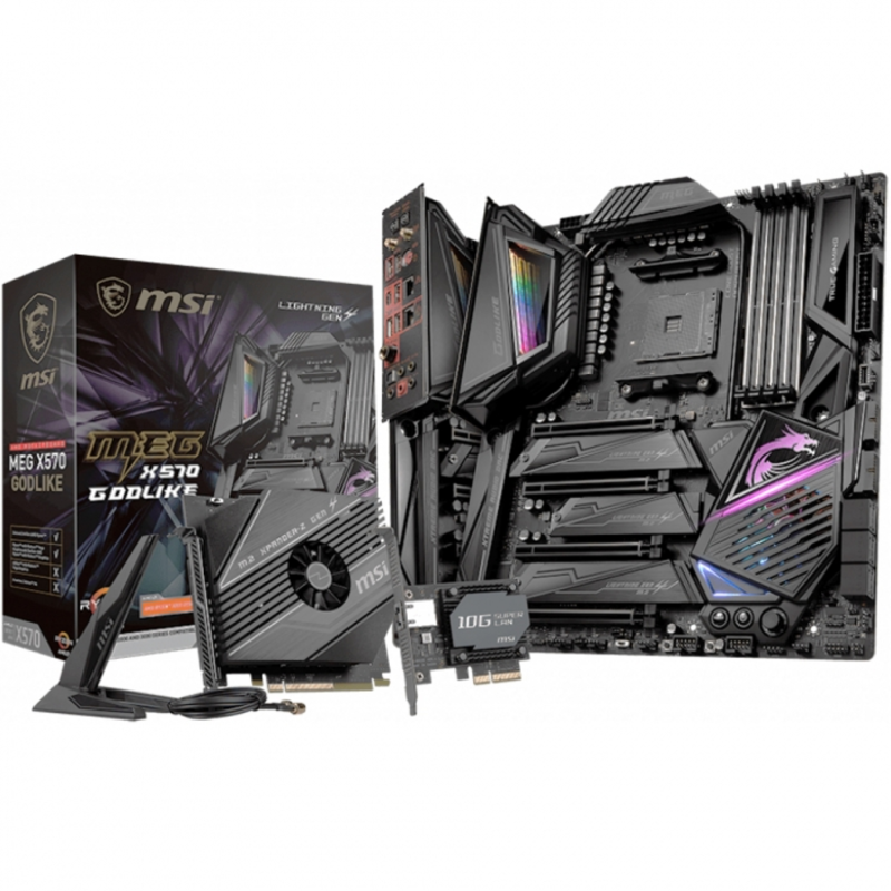 Материнская плата AMD X570 SAM4 EATX MEG X570 GODLIKE MSI