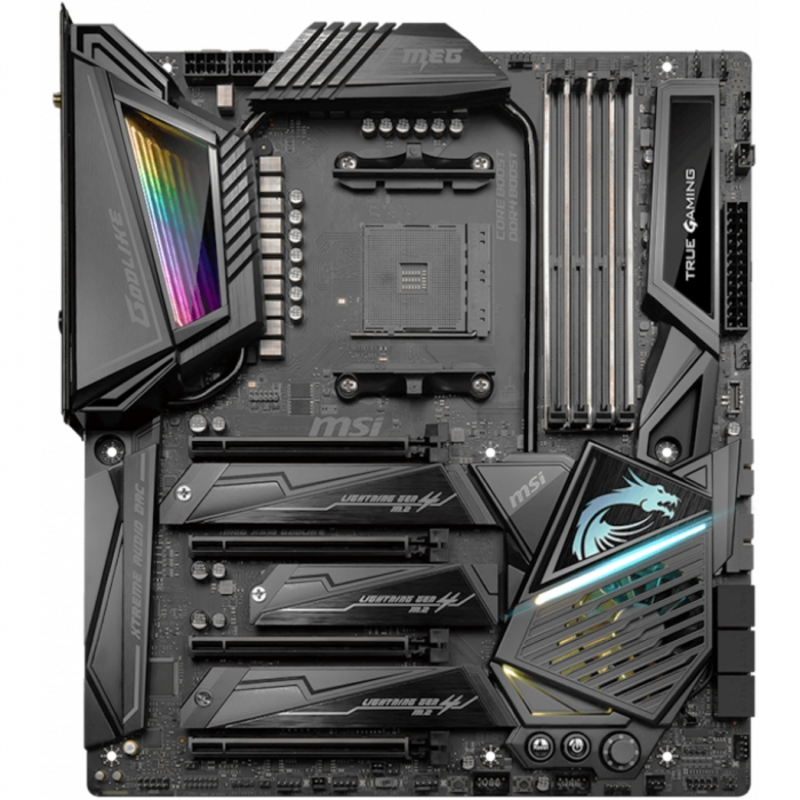 Материнская плата AMD X570 SAM4 EATX MEG X570 GODLIKE MSI