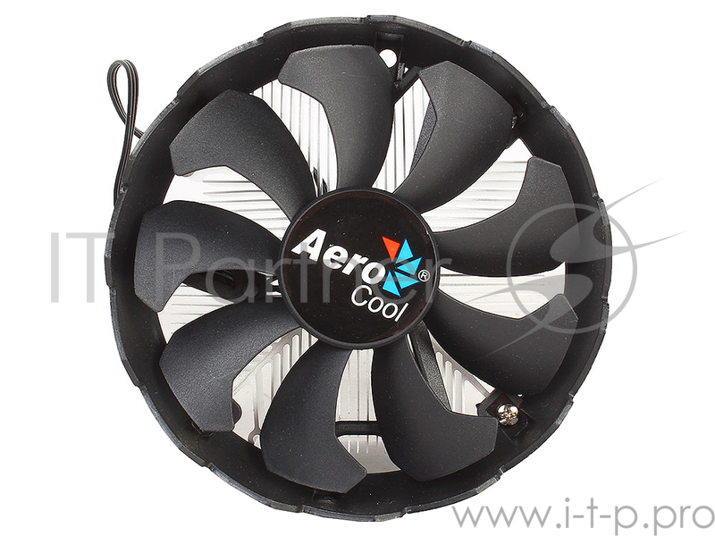 Кулер Aerocool BAS , до 100W, алюминий, 1600 RPM, Intel LGA 1150/1151/1155/1156, 25,4 dBA