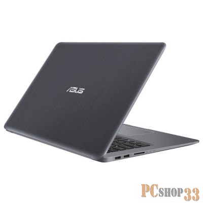 Ноутбук ASUS VivoBook S S510UN-BQ146 (Core i5 8250U-1.60ГГц, 8ГБ, 256ГБ SSD, GFMX150, WiFi, BT, WebCam, 15.6 1920x1080, Linux), серый