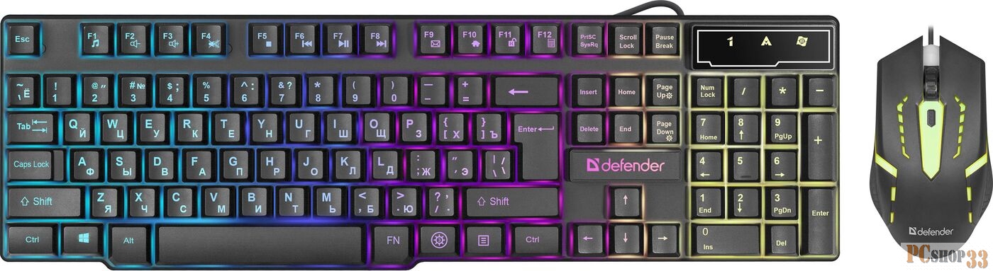 Клавиатура + Мышь Sydney C-970 RU, USB, черный DEFENDER