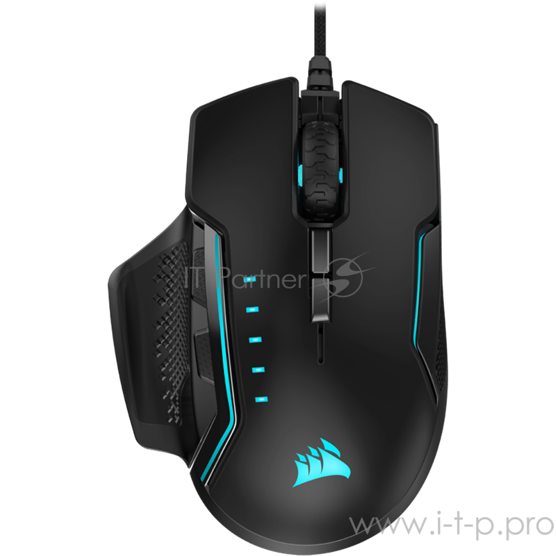 Игровая мышь Corsair Gaming™ GLAIVE RGB PRO, Comfort FPS/MOBA Gaming Mouse with Interchangeable Grips, Aluminum, Backlit RGB LED, 18000 DPI, Optical (EU version) Игровая мышь Corsair Gaming™ GLAIVE RGB PRO, Comfort FPS/MOBA Gaming Mouse with Intercha