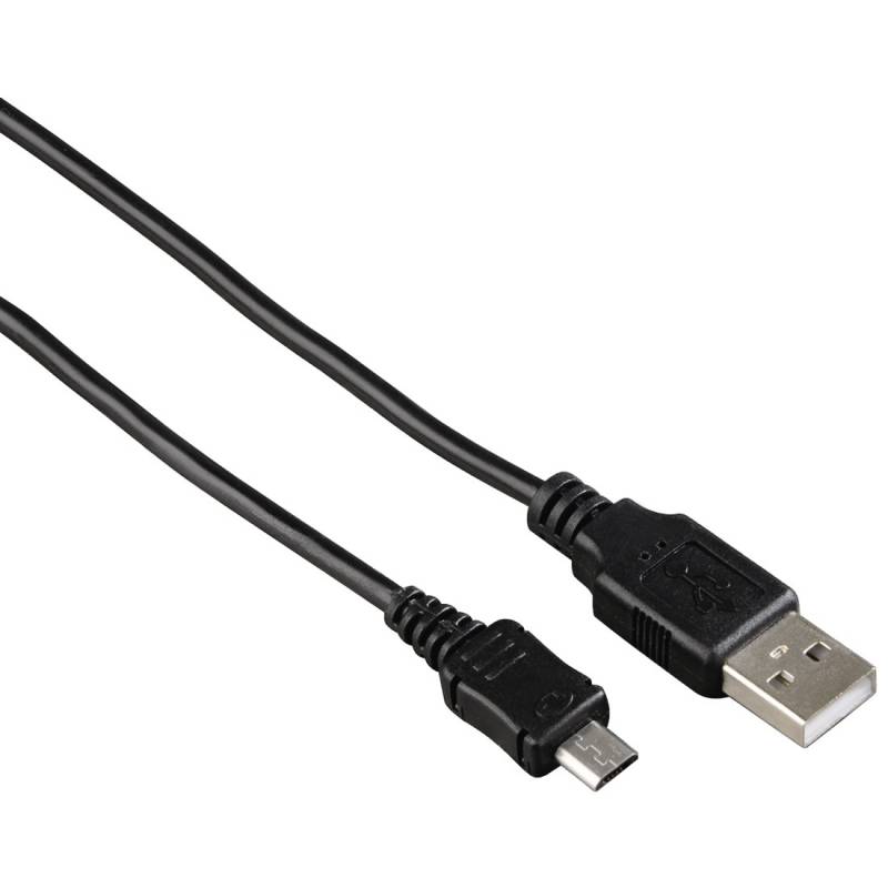 Кабель Hama microUSB-USB 2.0 черный 0.6м