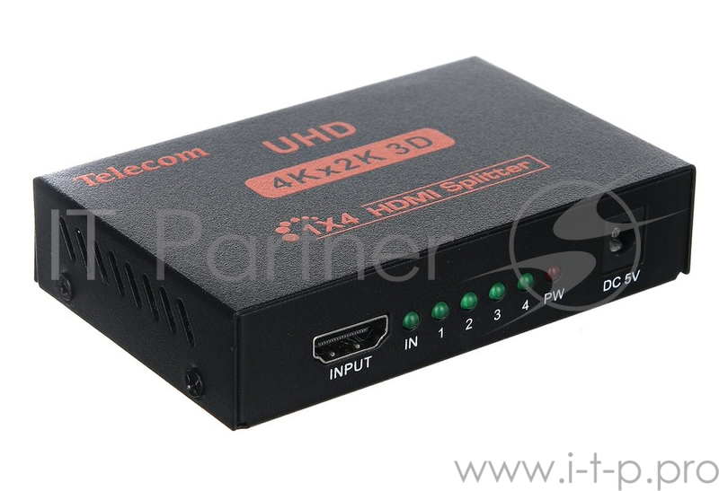 Разветвитель Telecom HDMI 1=>4 4k@30 HZ <TTS7005>
