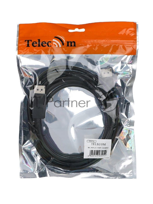 Кабель соединительный Telecom DisplayPort DP-DP 1.2V 4K@60Hz 3м <CG712-3M>