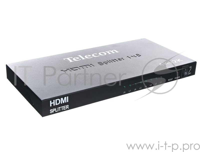 Разветвитель Telecom HDMI 1=>8 4k@30 HZ <TTS7010>