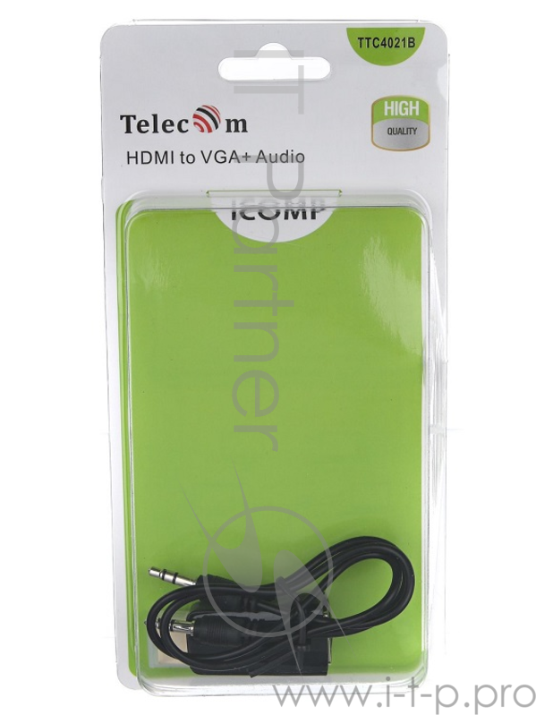 Конвертер HDMI => VGA+аудио Telecom <TTC4021B>