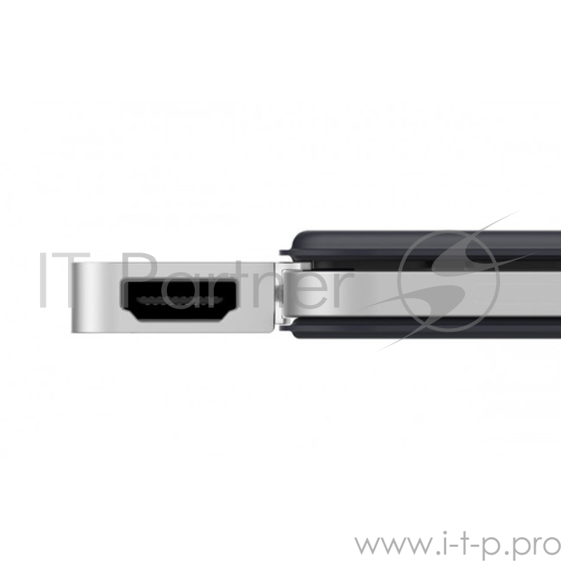 USB-хаб HyperDrive 6-in-1 USB-C Hub для iPad Pro. Порты: USB-C, HDMI, USB-A, SD, Micro SD, 3.5mm AUX. Цвет серебряный.
