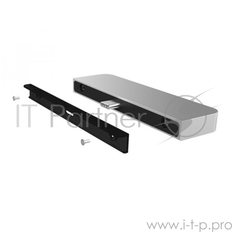 USB-хаб HyperDrive 6-in-1 USB-C Hub для iPad Pro. Порты: USB-C, HDMI, USB-A, SD, Micro SD, 3.5mm AUX. Цвет серебряный.