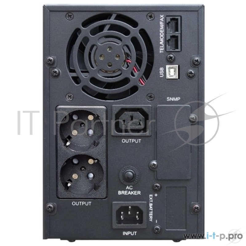 ИБП Импульс Юниор ПРО 1 {1000 ВА/800 Вт, LCD, USB, RJ-45/RJ-11, слот для SNMP, АКБ 2х7Ач, IEC-C13 + SCHUKOx2},черный {00-КБ002710}