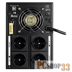 ИБП (UPS) SVC V-3000-F-LCD. 3000ВА / 1800Вт, 220В, 3 мс, 12В/7,5 Ач x 4 шт.,