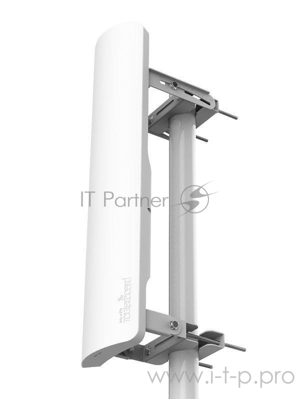 Сетевое оборудование MikroTik RB921GS-5HPacD-19S Радиомаршрутизатор mANTBox 19s (5GHz 120 degree 19dBi 2X2 MIMO Dual Polarization Sector Antenna, 720MHz CPU, 128MB RAM, 1xGbit LAN, 1xSFP, PoE, mounting kit, RouterOS L4)