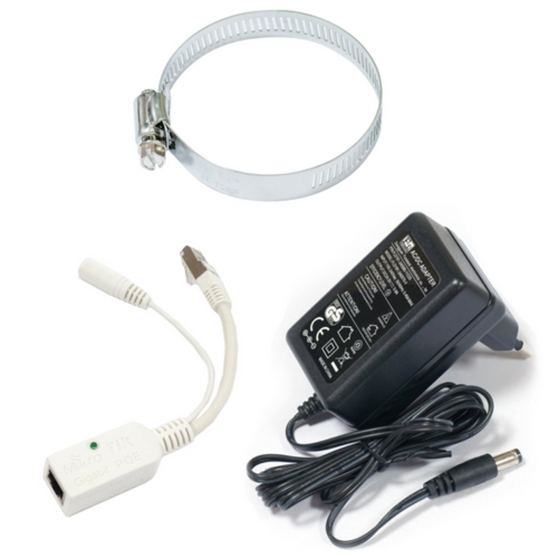 Сетевое оборудование MikroTik RBSXTG-5HPacD-SA SXT SA5 ac Радиомаршрутизатор RouterBOARD SXTG with Dual Chain 802.11ac, 13dBi 90 deg 5GHz antenna, 720MHz CPU, 128MB RAM, Gigabit Ethernet, USB, POE, PSU