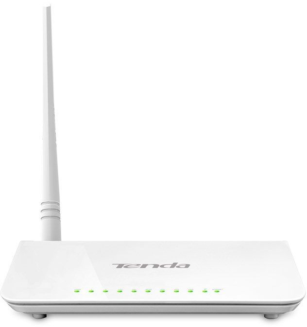 Сетевое оборудование TENDA D151 (v2.0) xDSL маршрутизатор, ADSL2+ 802.11n, до 150Мбит/c, 4х100Мбит/с, несъемная антенна