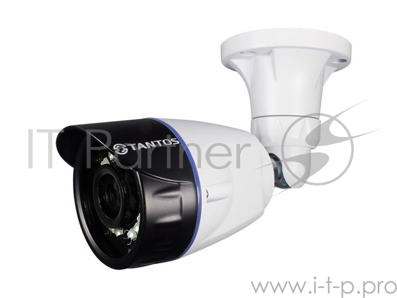 Камера TANTOS TSc-Pecof24 (3.6) Цилиндрическая универсальная видеокамера 4 в1 (AHD, TVI, CVI, CVBS) 1080p с функцией «День/Ночь», 1/2.7