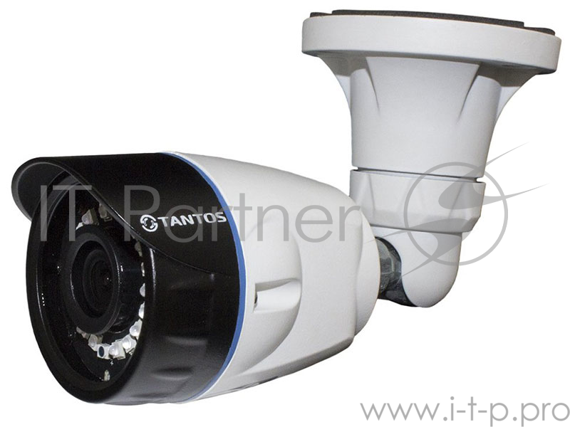 Камера TANTOS TSc-Pecof24 (3.6) Цилиндрическая универсальная видеокамера 4 в1 (AHD, TVI, CVI, CVBS) 1080p с функцией «День/Ночь», 1/2.7