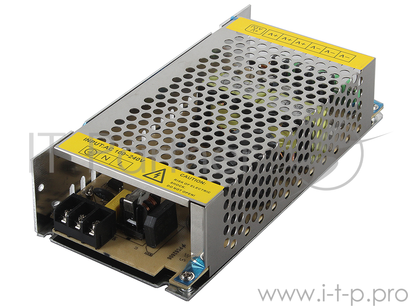 Блок питания ORIENT PB-40U3, OUTPUT: 12V DC 20A, стабилизированный, защита от КЗ и перегрузки (Imax~21.5A), регулятор напряжения, 3 выхода, металличес