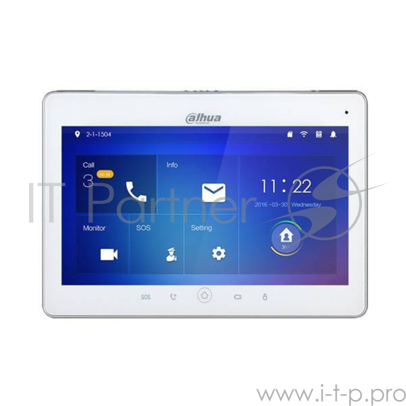 Видеопанель Dahua DHI-VTH5521DW цветной сигнал цвет панели: черный