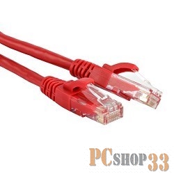 Патч-корд Hyperline PC-LPM-UTP-RJ45-RJ45-C5e-3M-LS Патч-корд U/UTP, Cat.5е, LSZH, 3 м, красный
