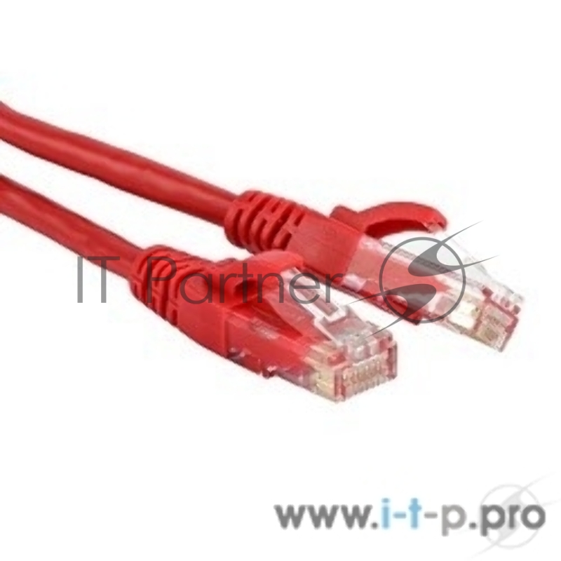 Патч-корд Hyperline PC-LPM-UTP-RJ45-RJ45-C5e-0.3M- Патч-корд U/UTP, Cat.5е, LSZH, 0.3 м, красный